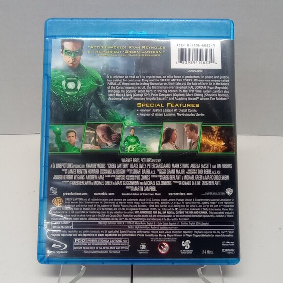 Green Lantern (2011) Blu‑ray Movie — Ryan Reynolds Superhero Film - Picture 3 of 3